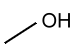 methanol-skelettstrukturformel